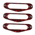 thumbnail image 4 of HONMEET Guitar Upgrades 3Set Red Pickup Mounting Rings For Single Coil Tl Style Guitars, 4 of 8