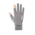 thumbnail image 1 of Ice Silk Non-Slip Gloves Breathable Outdoor Sports Driving Riding Touch Screen Gloves Thin Anti-UV Protection, 1 of 8