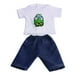 thumbnail image 1 of Conjunto Camiseta Casual De Muñeca Para Muñecas De 18 '' - Rana CUTICAT Traje de vestido de muñeca, 1 of 3