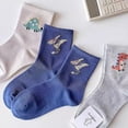 thumbnail image 2 of Baby Socks Cotton Crew Socks Toddler Boys Girls Kids Dinosaur Socks - 5 Pairs 2-15 Years, 2 of 7