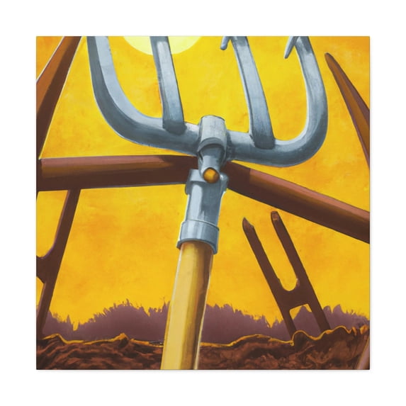 Pitchfork in Splendor. - Canvas