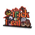 thumbnail image 3 of Table Ornament Halloween Party Activity Desktop Decoration DIY Craft Wooden Ornament for Home Decor, 3 of 10