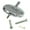 Silver, variant on Three-hole bathtub overflow panel bathtub overflow drain cover fit most bathtubs