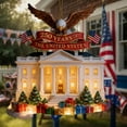 thumbnail image 4 of USA 250th Anniversary Ornament, 250 Years of The United States Anniversary 2026 New Hanging Patriotic for Home Decor, Collectible Keepsake Gifts(8.7 Inches), 4 of 5