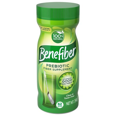 Benefiber Daily Prebiotic Dietary Fiber Supplement Powder for Digestive Health, 100% Natural, Clear