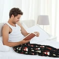 thumbnail image 5 of Sikiie Christmas Tree and Gold Socks Pajama Pants Men, PJ Bottoms, Sleep & Lounge Pants-Medium, 5 of 6