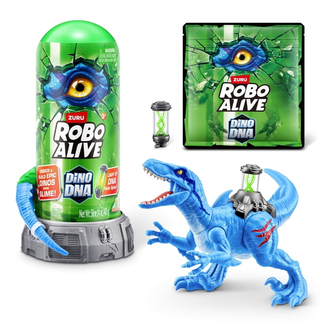 Juguete Dinosaurio Robo Vivo Dino ADN Velocisaurus con Luz ZURU