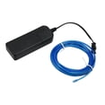 thumbnail image 1 of 3 Metros/10 Pies Coche Interior Neón EL Cable Tira Cuerda Azul Luz Resplandor, 1 of 1