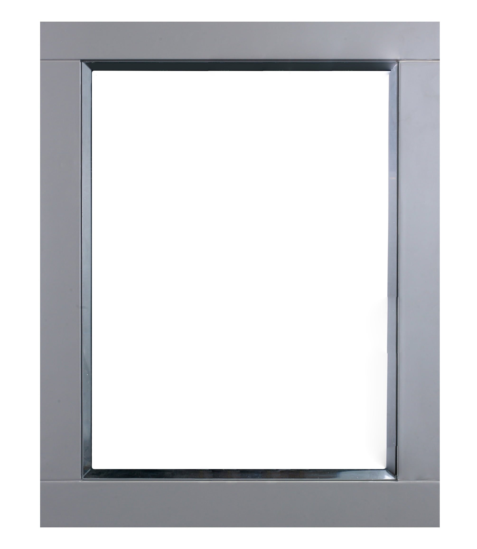 Eviva Aberdeen 24" Grey Framed Bathroom Wall Mirror