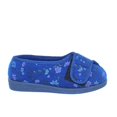 thumbnail image 2 of Comfylux - Zapatillas de estar por casa modelo Davina de ancho especial para mujer (Azul real), 2 of 2