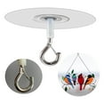 thumbnail image 6 of No-Drill Adhesive Ceiling Hook – Souew Extra Strong Self-Adhesive Hook for Hanging Plants, Lanterns & Decorations, Rustproof for Indoor/Outdoor Use, 1 Pack, 6 of 8