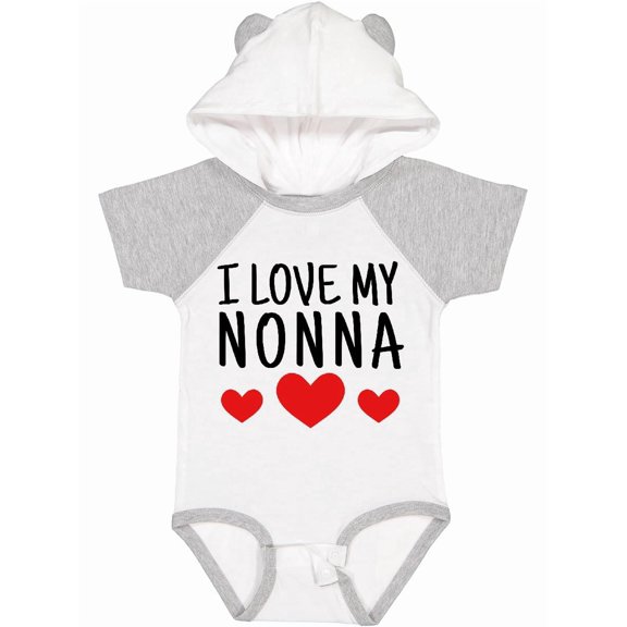 Inktastic I Love My Nonna Boys or Girls Baby Bodysuit