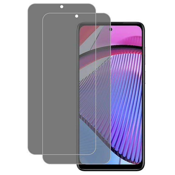 KIQ 2 Pack Privacy Tempered Glass for Motorola G Power 5G (2025)