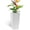 White, variant on Vigo huseeo 1-Pack 30” Tall Planter, Self-Watering Pots for Indoor/Outdoor Planters with Drain Holes, Water Level Monitor, Inner Bucket, White Rattan Square