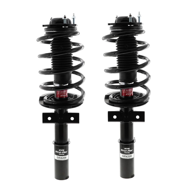 Pair Set of 2 Front Suspension Struts and Coil Spring Assemblies For Buick Chevrolet GMC Saturn