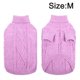thumbnail image 2 of Ropa para mascotas Un suéter de punto sólido que es cálido y acogedor para las mascotas en invierno., 2 of 5