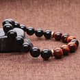 thumbnail image 3 of COAI Mens Naturale Stones Black Tourmaline Red Tiger's Eye Bracelet, 3 of 4