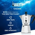 thumbnail image 7 of Bialetti Aluminum 6 Cup Stovetop Steamer Espresso Coffee Maker Brewer, Silver, 7 of 7