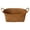 Brown-1L Home Decor, variant on karymi Rustic Woven Wicker Storage Basket with Sturdy Handles Natural Wood Grain Rectangular for Throw Blankets Toys Laundry Organization Living Room 9.45x3.15x3.15in Living Room Decor