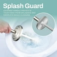 thumbnail image 2 of Stainless Steel Modern Toilet Brush & Holder Set (2 Pack) - Modern Toilet Bowl Brush Holder - Cleaner Toilet Brushes Bathroom Accessories - Bathroom Bowl Cleaner Brush with Caddy, 2 of 6