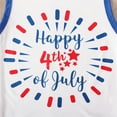 thumbnail image 6 of Oiyii Infant Girls 4Th Of July Outfits Summer Tank Top Tassels Shorts Set, Sizes 18-24 Months, 6 of 7
