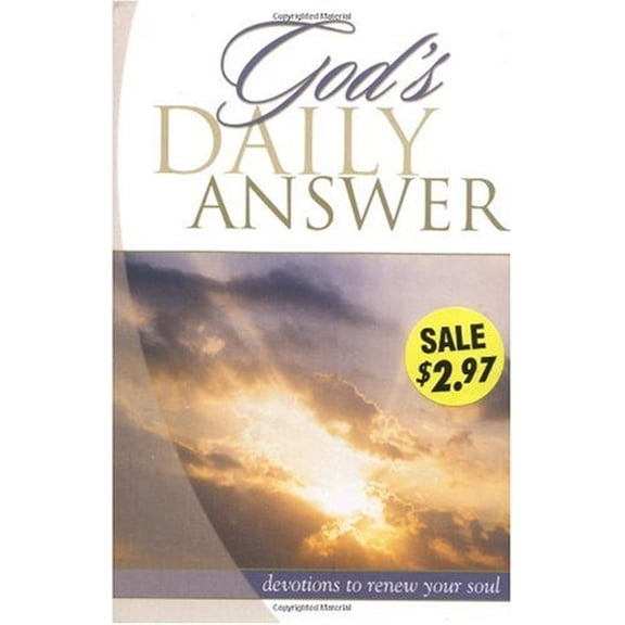 Pre-Owned Renew Your Soul (God's Daily Answer) (Paperback) 1404184384 9781404184381