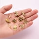 thumbnail image 4 of 100 piezas de colgante de mezcla de amuleto de oro antiguo tibetano DIY para pulsera, collar, fabricación de joyas y artesanía Ormromra LRWJ166, 4 of 6