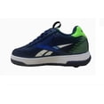 thumbnail image 2 of Heelys Youth Kids Court Low Wheels Skate Sneaker Shoes Navy/Blue/Green/White, 6 Big Kid, 6, 2 of 7