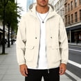 thumbnail image 5 of BUIGTTKLOP Rain Jacket Men's Lightweight Waterproof Rain Jacket Raincoat with Hood for Golf Cycling Windbreaker, 5 of 6
