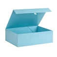 thumbnail image 1 of Caja de regalo PLINJOY extra grande azul de 42 x 36 x 14 cm con tapa magnética, 1 of 7