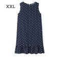 thumbnail image 1 of Qarigey Vestido de mujer Punto Ropa sin mangas Ropa suelta Vestido de tanque con volantes sueltos Vestidos azul marino XXL, 1 of 2