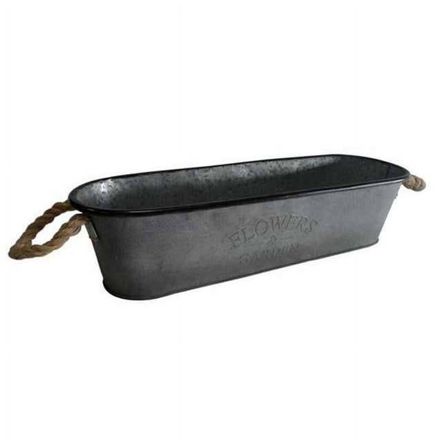 Cheung's FP-3339 Metal Oval Flower 22'' Garden Planter