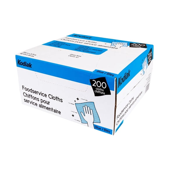 Kodiak Foodservice Blue Cloths Pack of 200