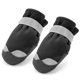 thumbnail image 4 of 4 piezas de zapatos impermeables para perros deslizante para medianos y Negro-l Sunnimix Zapatos para perros para mascotas Botas, 4 of 8