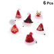thumbnail image 3 of EeaseMX 6 pinzas para el pelo con forma de gorro navideño, pequeñas horquillas para el pelo, para niños y adultos., 3 of 8