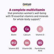 Centrum Menopause Support Complete Womens Multivitamin Supplement With Vitamin for Hot Flash Support, Tablets, 30 Count