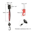 thumbnail image 2 of Uxcell Double Sided Retractable Dust Groove Cleaner with Divot Tool Golf Club Brush Red, 2 of 6