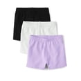 thumbnail image 3 of The Children's Place Toddler Girls Everyday Cartwheel Shorts, 6-Pack, Sizes 12M-5T, 3 of 3
