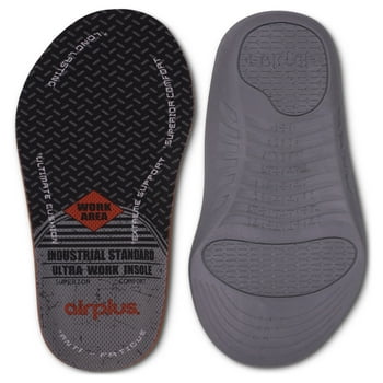 Airplus Ultra Work Memory Insole Men's 7-13, Cut-to-Fit Cushioning Foam with Charcoal for Odor Control