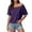 Dark Purple, variant on Ediodpoh Trendy Women's off Shoulder T Shirt Casual Solid Top for Everyday Wear Comfortable Style for Spring and Summer T Shirts for Women Dark Purple XL
