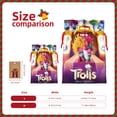 thumbnail image 3 of Yiaed Trolls Band Together Print Christmas Small Burlap Bags with Drawstring, Burlap Gift Bags Christmas Linen Treat Sacks Gift Wrapping Bags Xmas Holiday Party-Small, 3 of 7