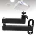 thumbnail image 1 of Projector Wall Mount, Metal Structure Foldable Projector Stand Secure and Stable 1/4 inch Interface High Compatibility 20-35cm  for Camera Projection Device, 1 of 7