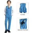 thumbnail image 3 of Lycody Boy's Formal Suit Set Slim Fit Kids Tuxedo Suits for Wedding Teen Toddler Boy Dress Suit Outfit, 3 of 5