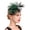 Army Green, variant on VJGBEGW Fascinators Hat Flower Mesh Ribbons Feathers on a Headband and a Clip Tea Party Headwear for Women