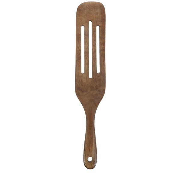 GOOHOCHY Wooden Spurtle Wood Cooking Utensil Non Stick Cookware Wooden Spatula Spurtles Wood Spatula Slotted Spurtle Stirring Spatula