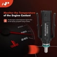 thumbnail image 2 of A-Premium Engine Coolant Temperature Sensor [2 Pins] Compatible with BMW & Toyota Models - 330i, 330i xDrive, X5, X3, 430i, M340i, X1, X6, X7, X4, Z4, M850i xDrive, M850i xDrive Gran Coupe, GR Supra, 2 of 5