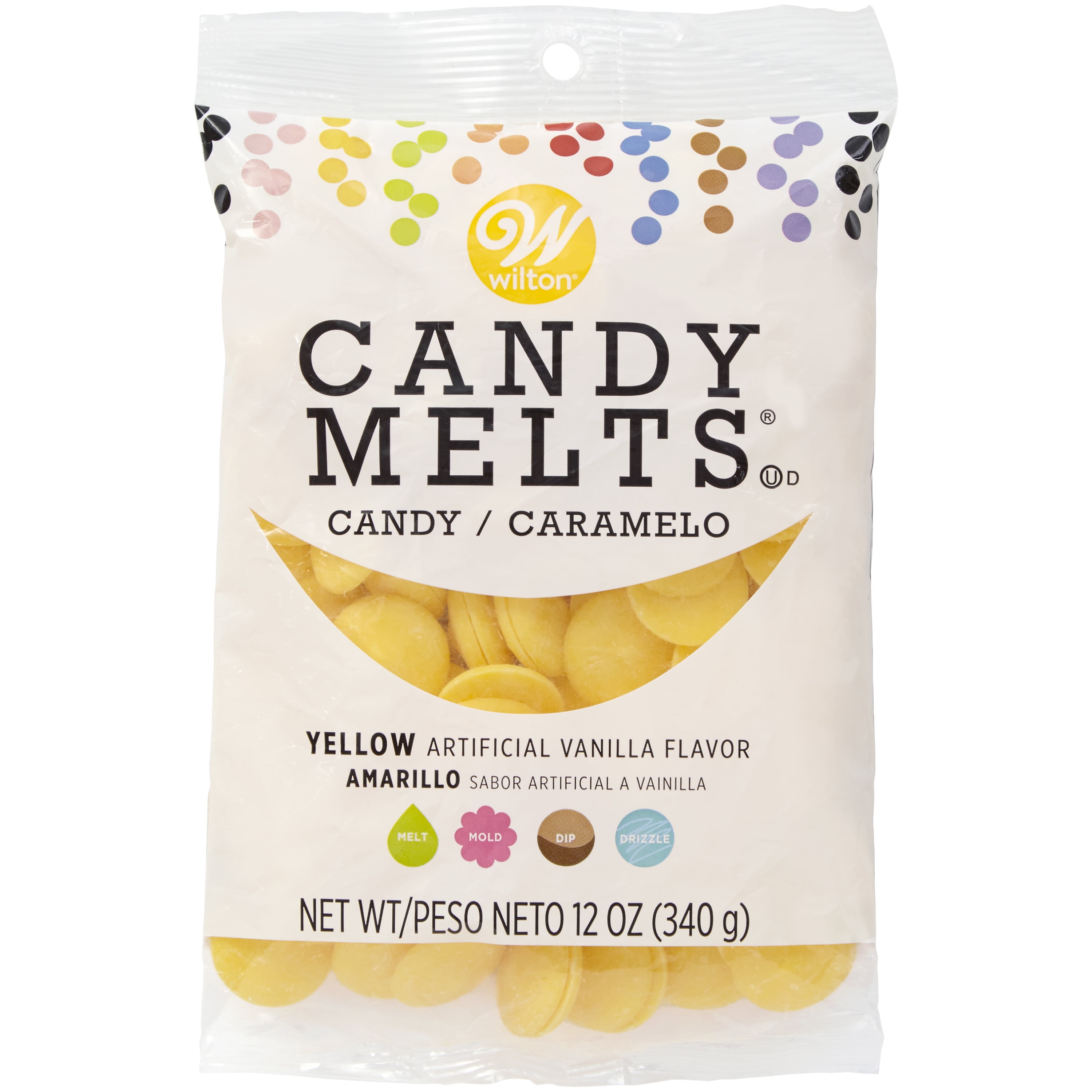 Wilton Yellow Candy Melts Candy, 12 oz. 6 Packs