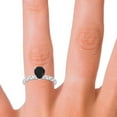 thumbnail image 5 of 1.30 Ct Fine Cut (F-G/VS1) Natural Diamond Black Onyx Gemstone Anniversary Ring for Women Solid 14K White Gold Size 10 by Diamond-Capitals, 5 of 8