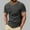 #Dark Gray, variant on DPTALR Men's Fashion Solid Color Crew Neck Short Sleeve Casual T-shirt,Dark Blue, S