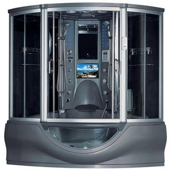 Maya Bath 103 Superior Combination Steam Shower, Grey